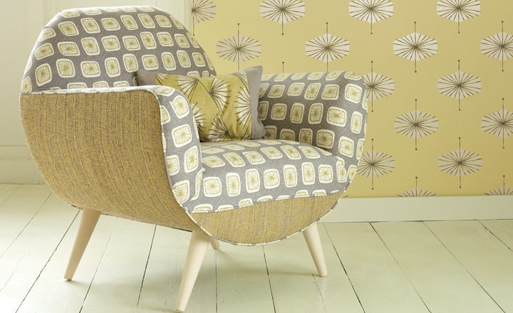 Yellow Linen Upholstery
